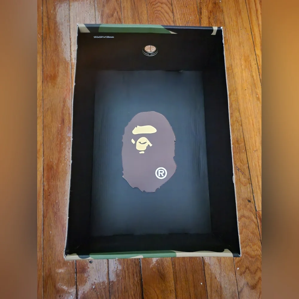 A Bathing Ape Camo Empty Box